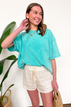 Blank Space Acid Wash Oversized Tee - BACK IN STOCK - Madison and Mallory