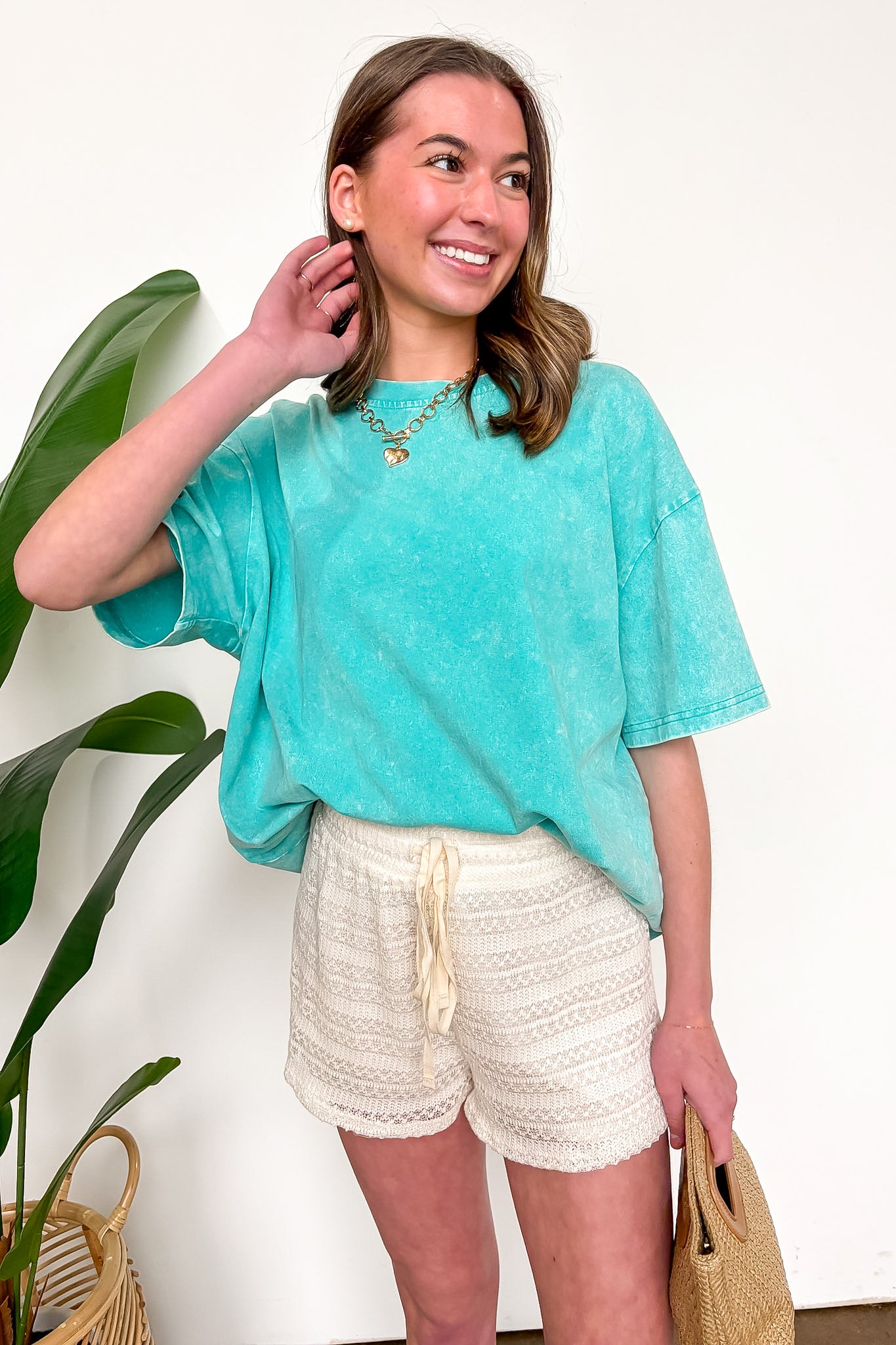 Blank Space Acid Wash Oversized Tee - BACK IN STOCK - Madison and Mallory