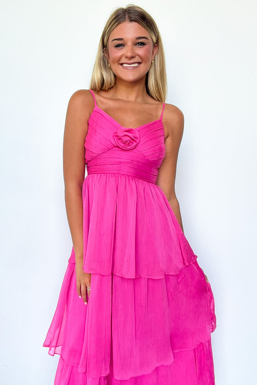  Blissfully Darling Tiered Floral Ruffle Dress - FINAL SALE - Madison and Mallory