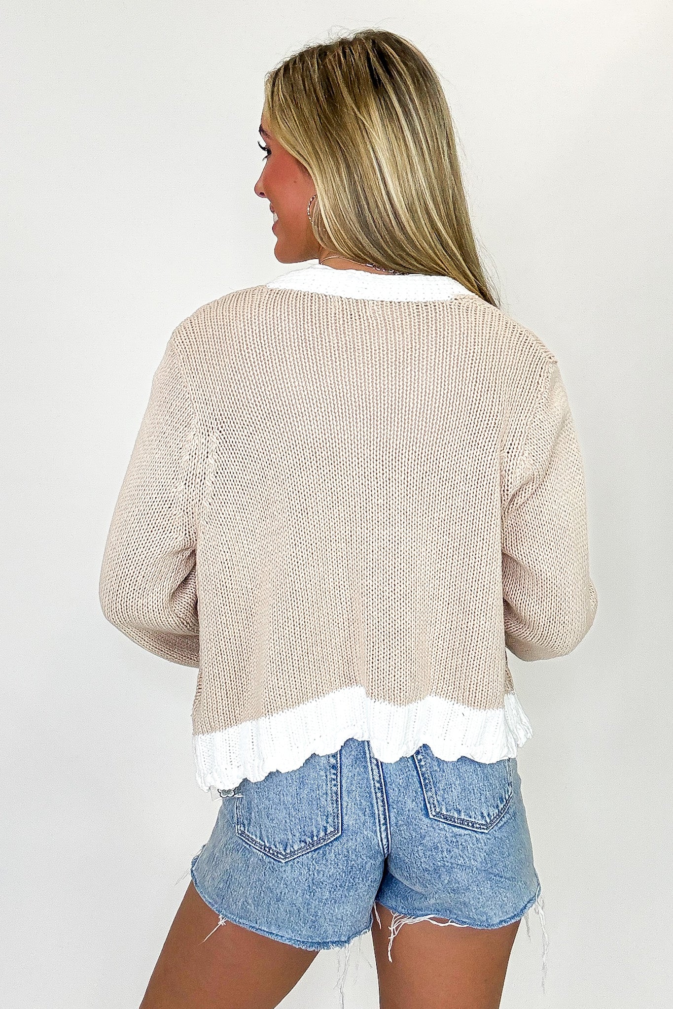 Bloom Button Knit Cardigan Sweater - Madison and Mallory