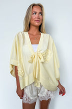 Bloom Dimension Embroidered Kimono Cardigan - Madison and Mallory