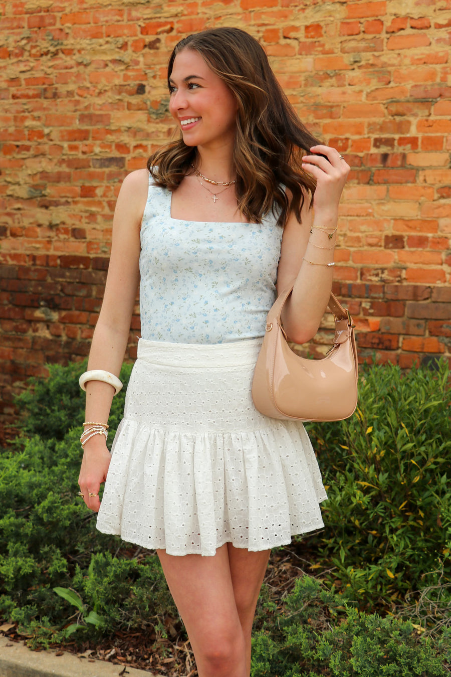 Blossom Breeze Floral Print Tank Top - Madison and Mallory