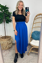 Boheme Smocked Waist Maxi Skirt - FINAL SALE - Madison and Mallory
