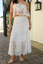 Boho Breeze Crochet Maxi Skirt - Madison and Mallory