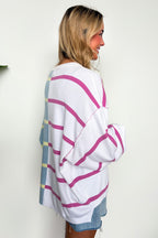 Bold Balance Color Block Striped Sweater - Madison and Mallory
