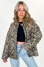 Bold Streak Animal Print Quilted Jacket - FINAL SALE - Madison and Mallory