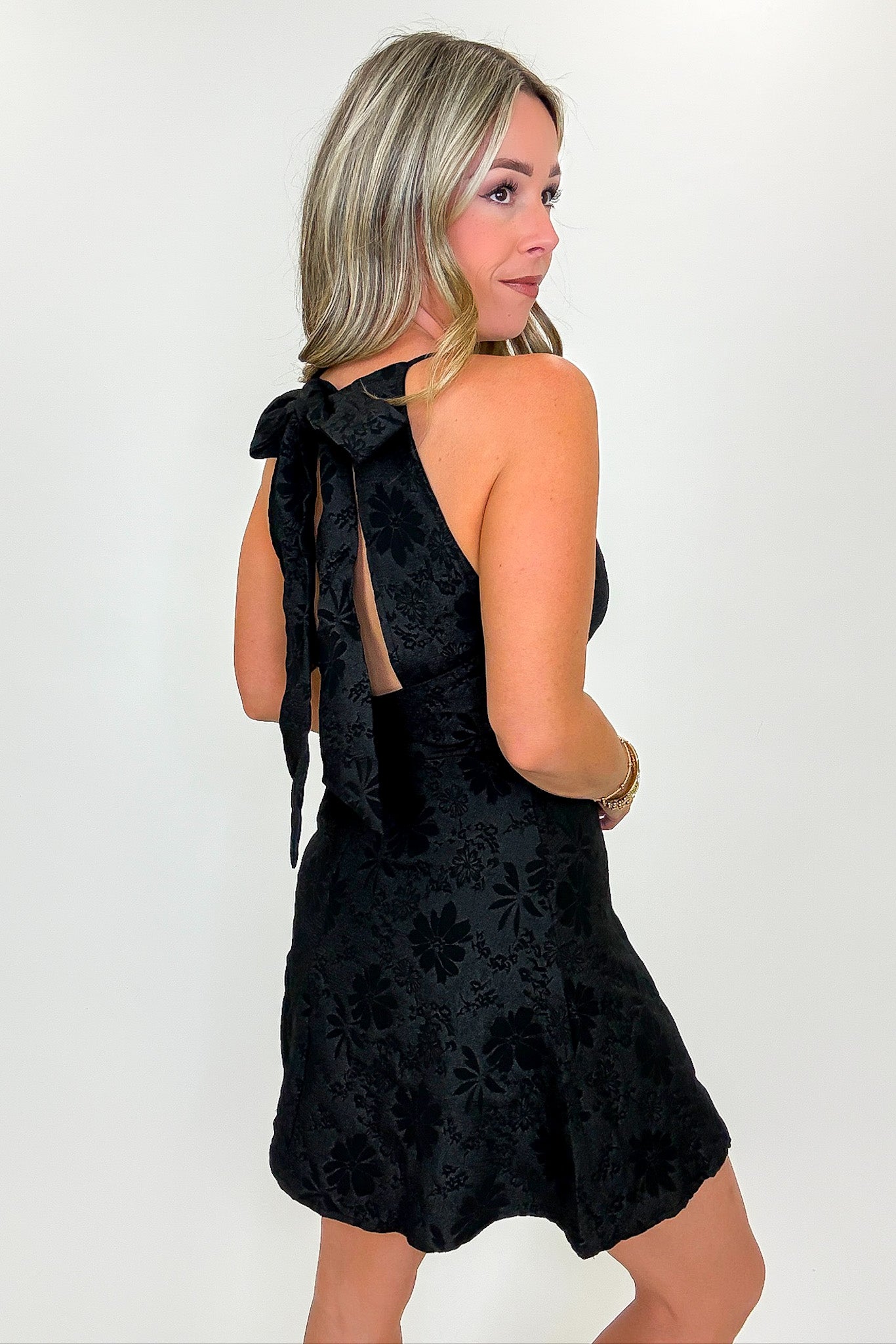 Botanic Luxe Floral Jacquard Dress