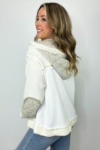 Breanna Multi Fabric Contrast Button Down Shacket - BACK IN STOCK - Madison and Mallory