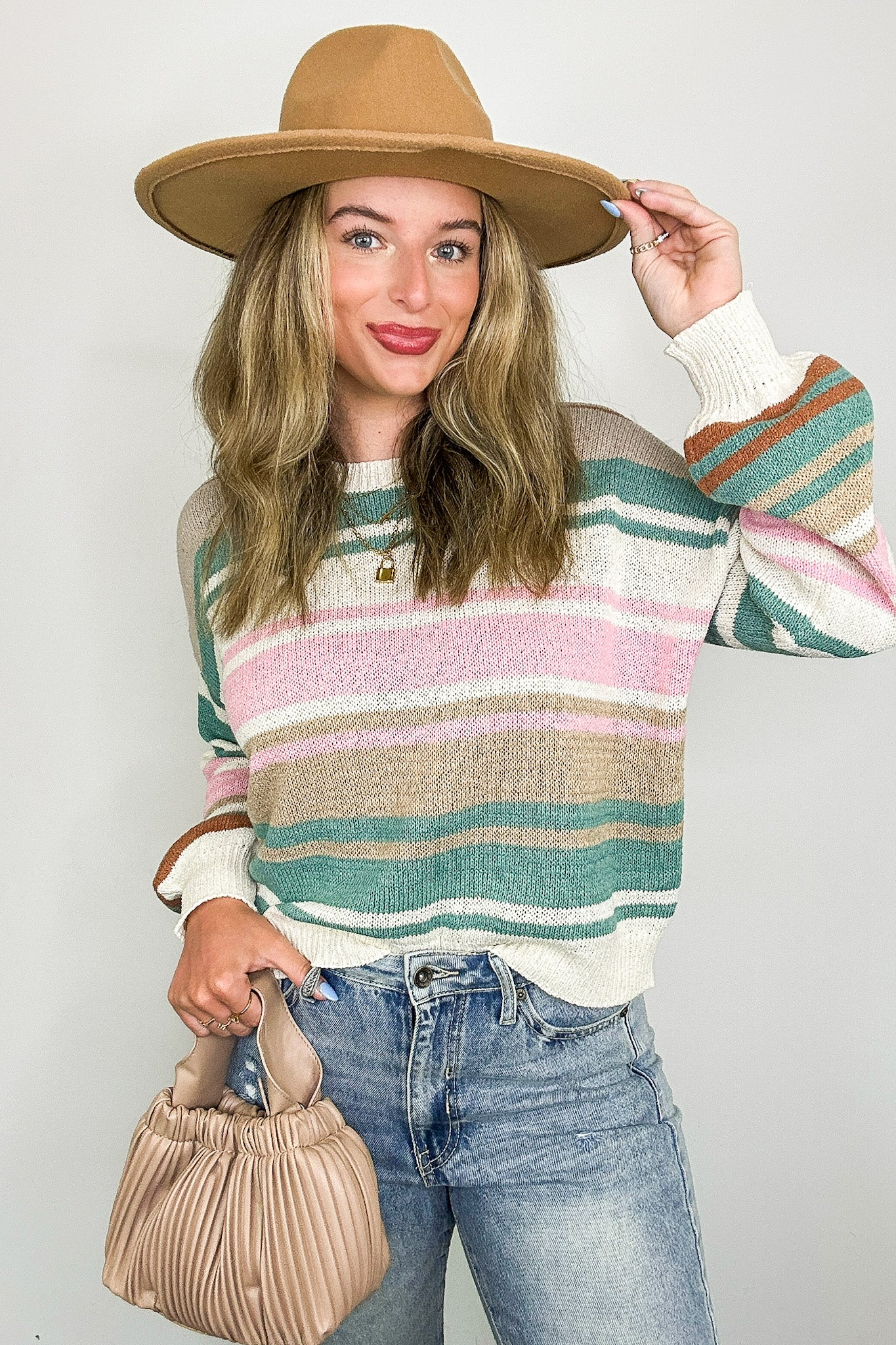 Bright Lines Colorblock Striped Sweater - Madison and Mallory