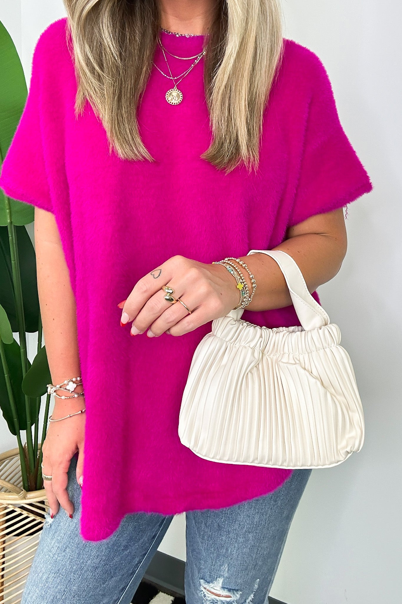 Britt Vegan Leather Pleated Crossbody Bucket Bag - FINAL SALE - Madison and Mallory