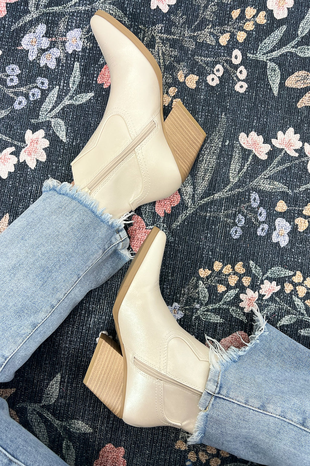 Brizah Western Cowgirl Heeled Bootie - FINAL SALE - Madison and Mallory