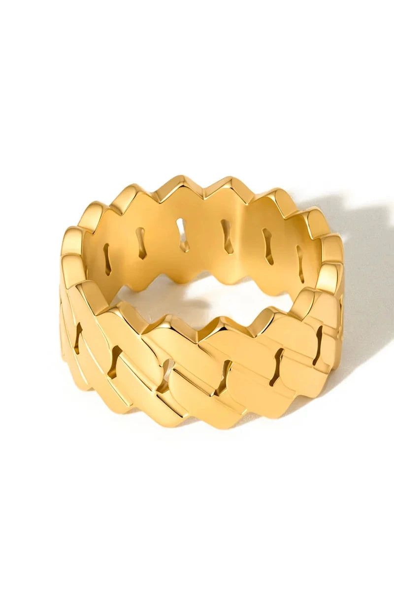 Burnished Band Statement Ring - Madison and Mallory