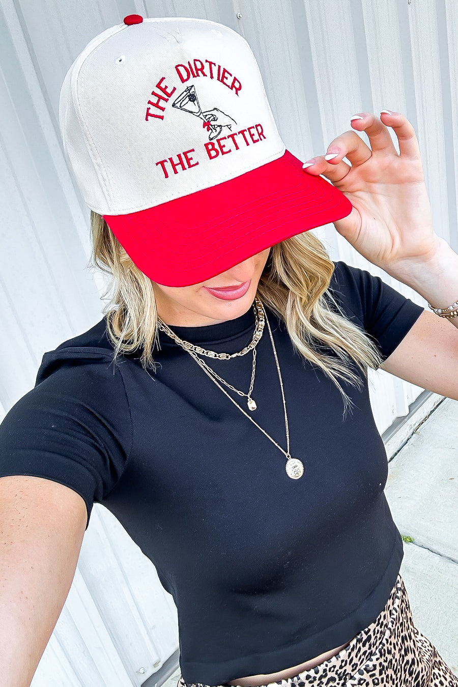 The Dirtier The Better Graphic Snapback Hat - Madison and Mallory