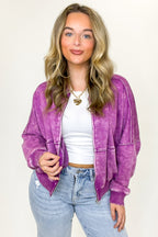 Vintage Drift Acid Washed Fleece Jacket - BACK IN STOCK - Madison and Mallory