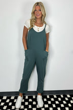 Calculated Charm Knit Relaxed Pocket Jumpsuit - FINAL SALE - Madison and Mallory