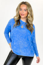 Caliana Washed Dolman Sleeve Pocket Top - BACK IN STOCK - Madison and Mallory