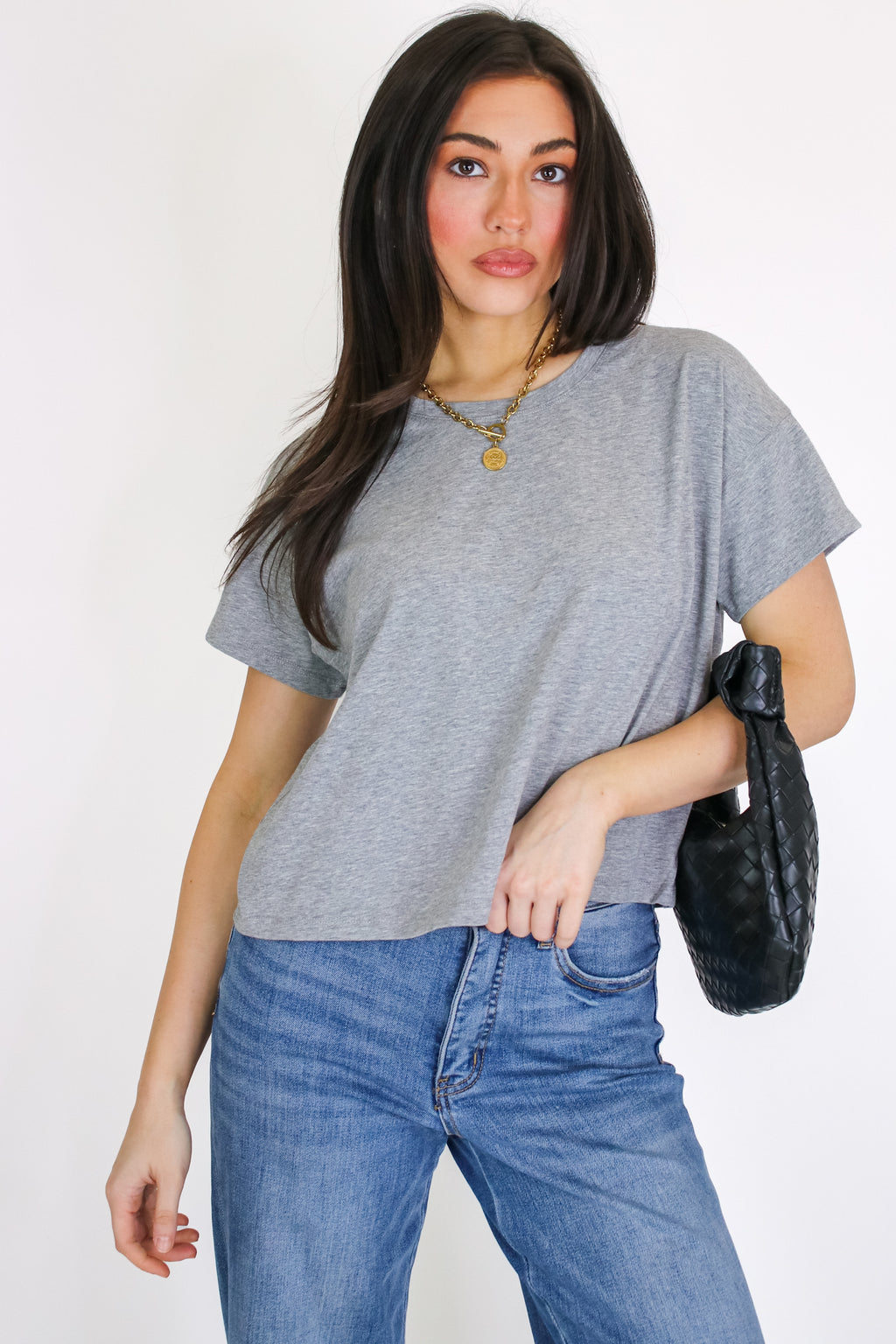 Calla Relaxed Crewneck Tee - Madison and Mallory