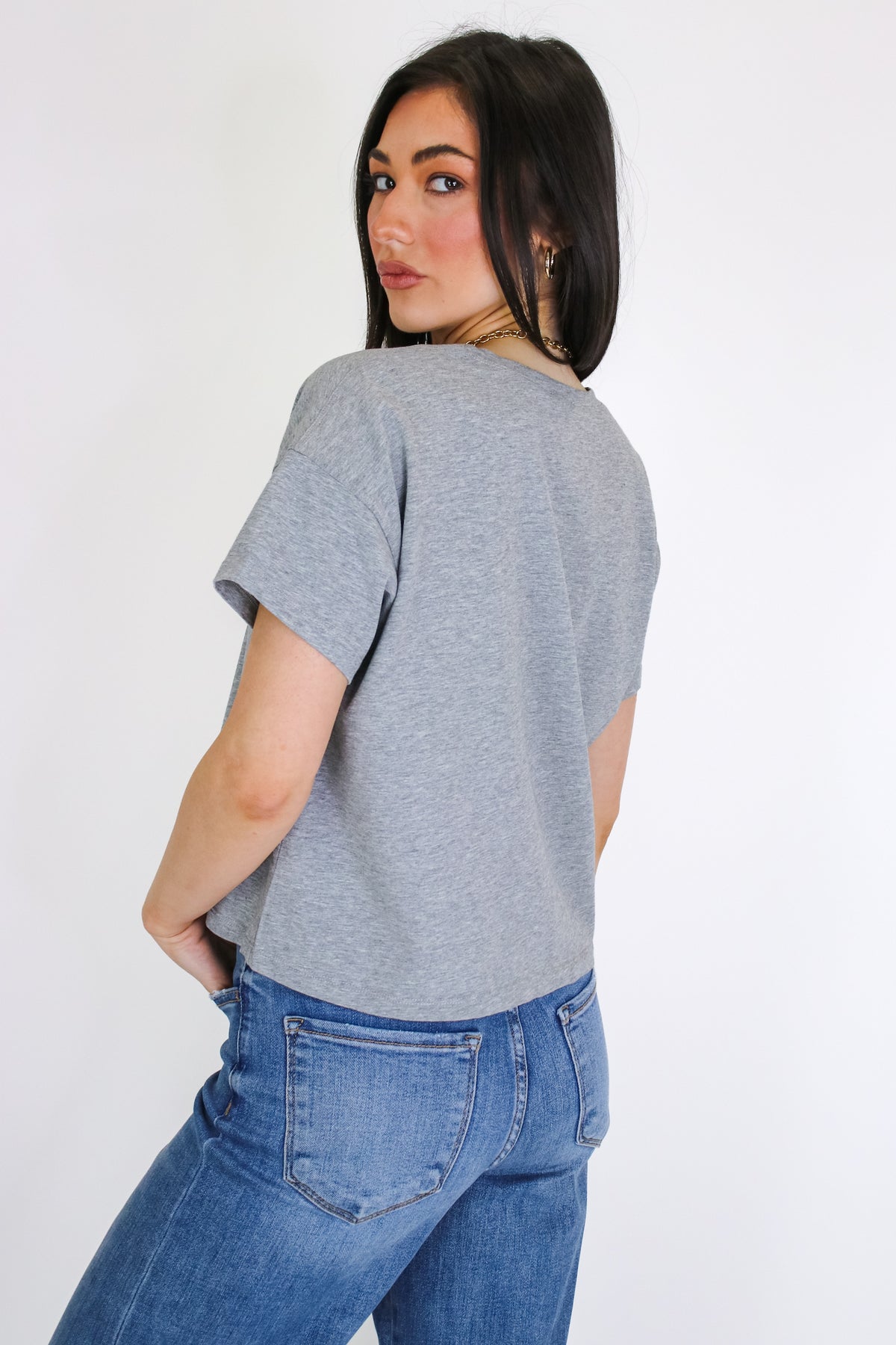 Calla Relaxed Crewneck Tee - Madison and Mallory