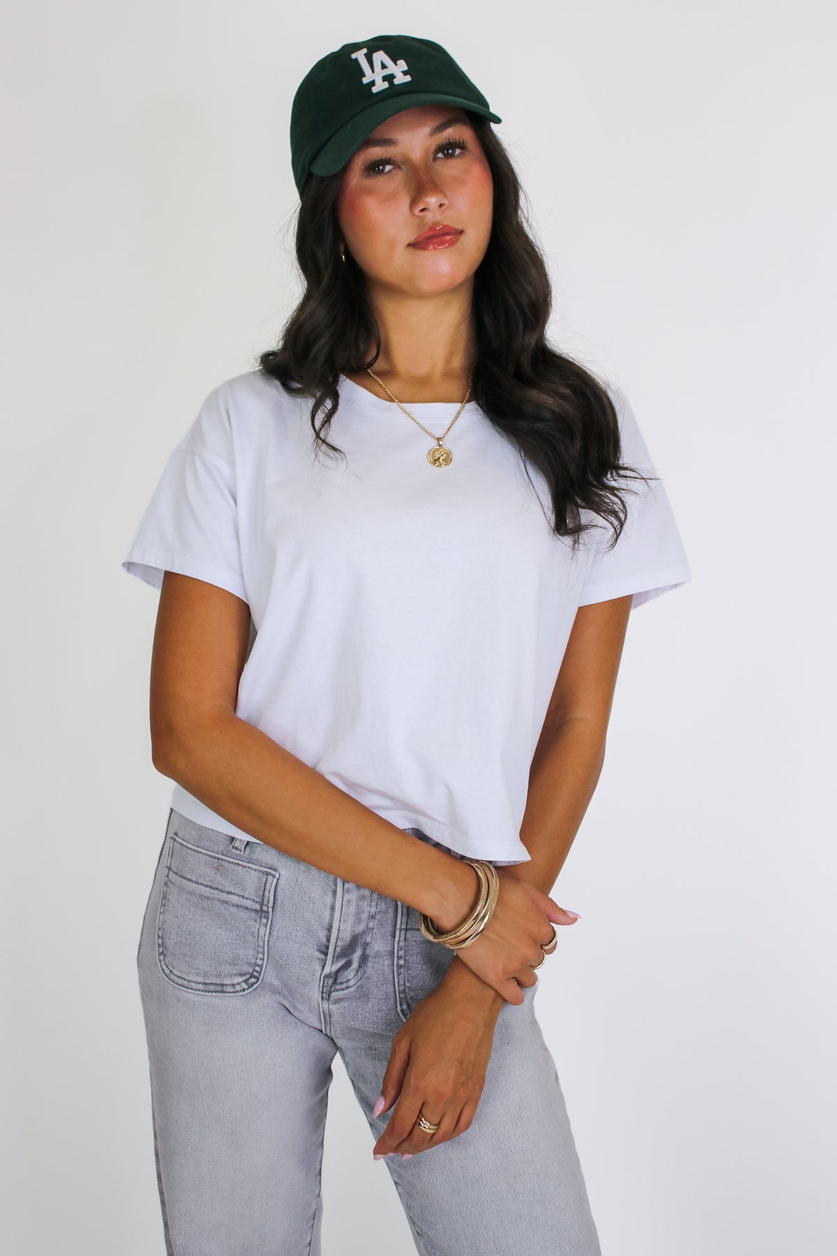 Calla Relaxed Crewneck Tee - Madison and Mallory