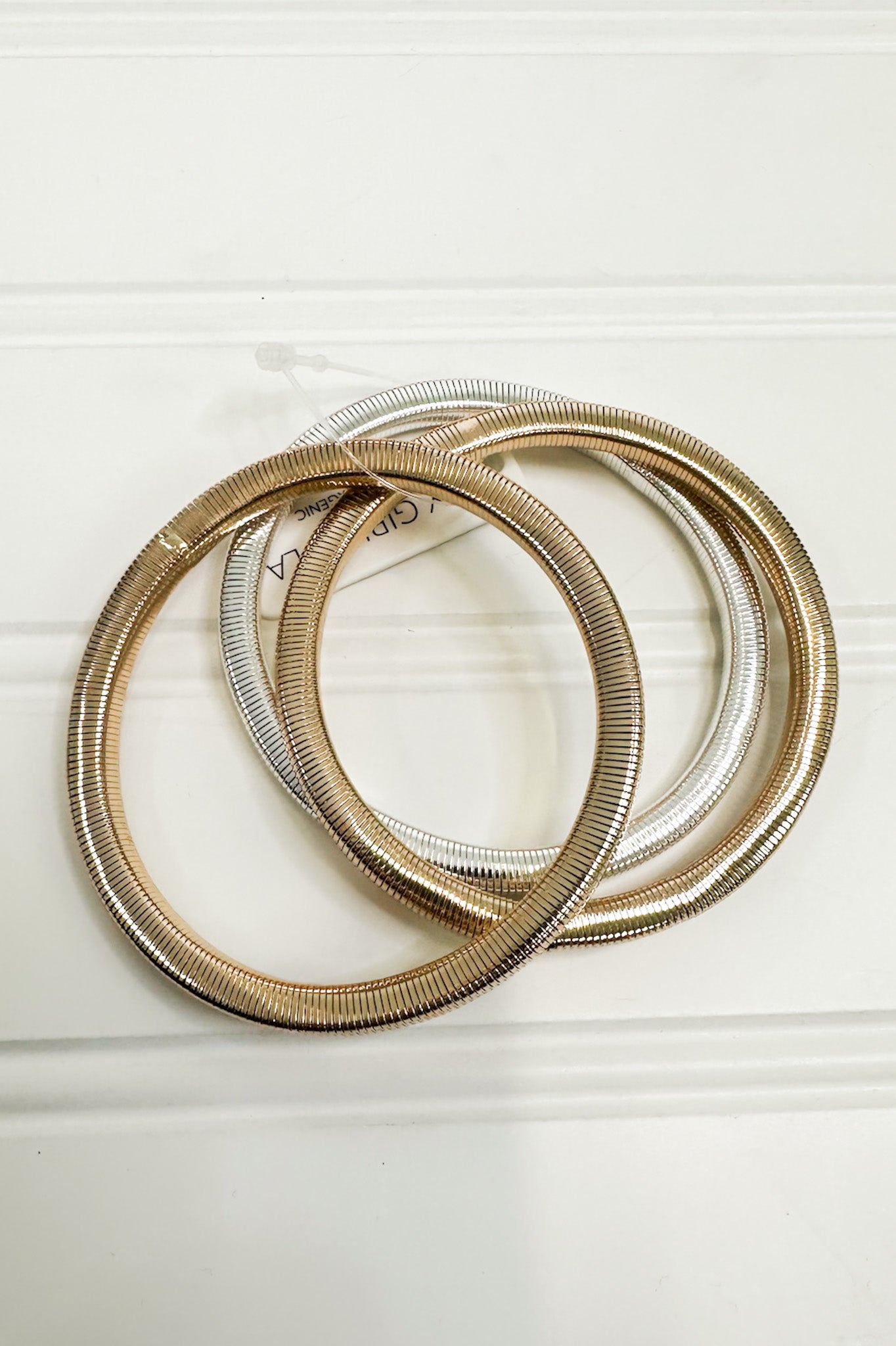  Callam Mixed Metal Stretch Bracelets - Madison and Mallory