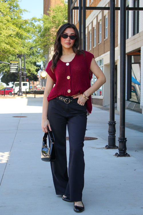 Camden Relaxed Straight Twill Pants - Madison and Mallory