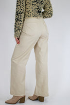 Camden Relaxed Straight Twill Pants - Madison and Mallory
