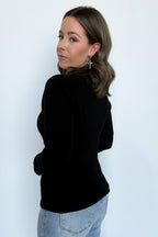Camie Ribbed Mock Neck Sweater - FINAL SALE - Madison and Mallory