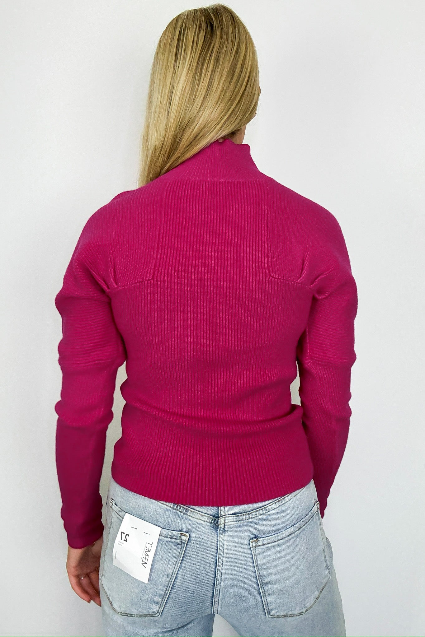  Camie Ribbed Mock Neck Sweater - Madison and Mallory