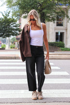 Canyon Ridge Studded Faux Suede Jacket - Madison and Mallory