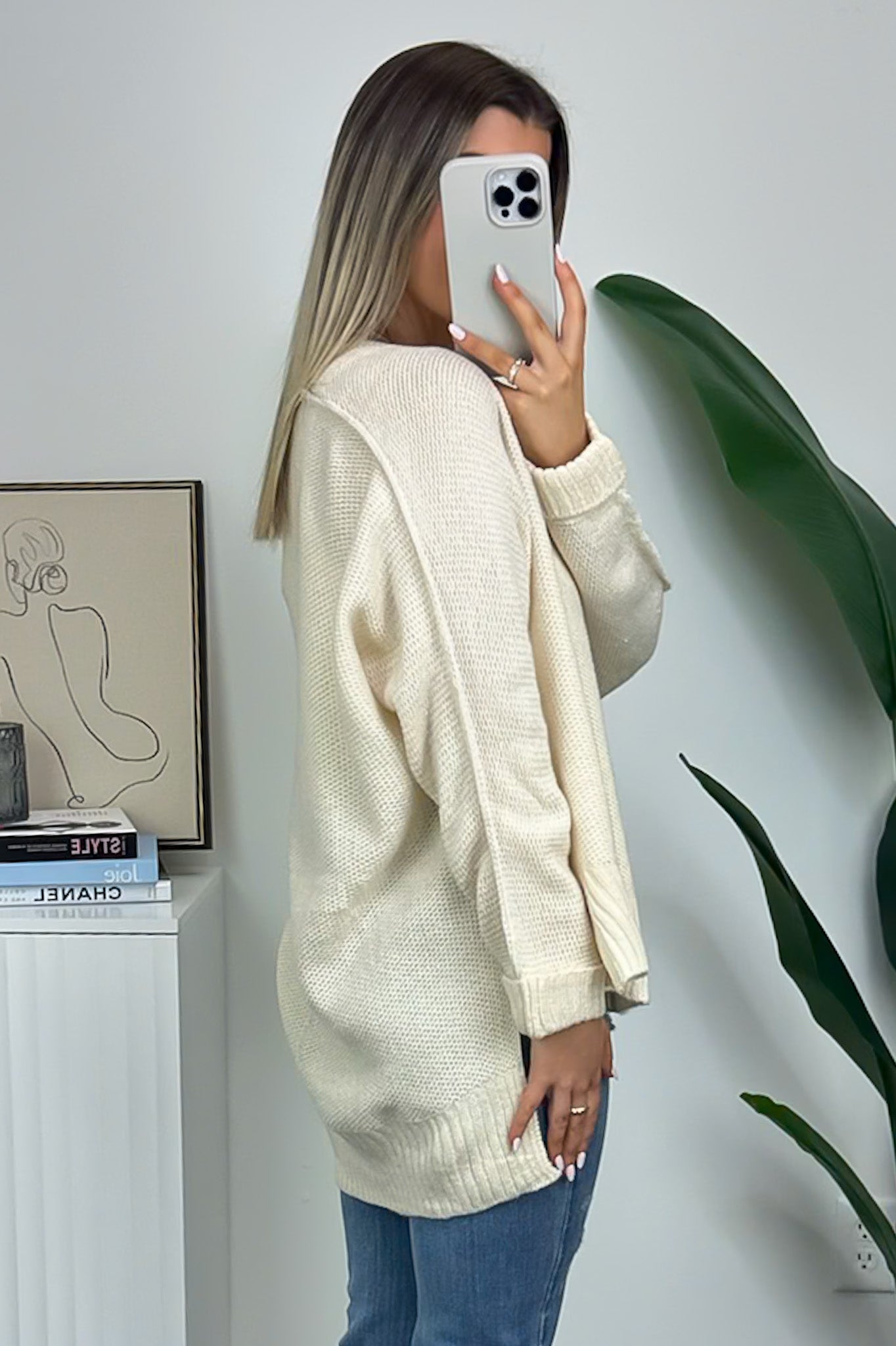  Carlene V-Neck High Low Sweater - FINAL SALE - Madison and Mallory