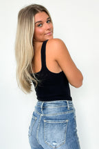 Carmelia Ribbed Tank Bodysuit - FINAL SALE - Madison and Mallory
