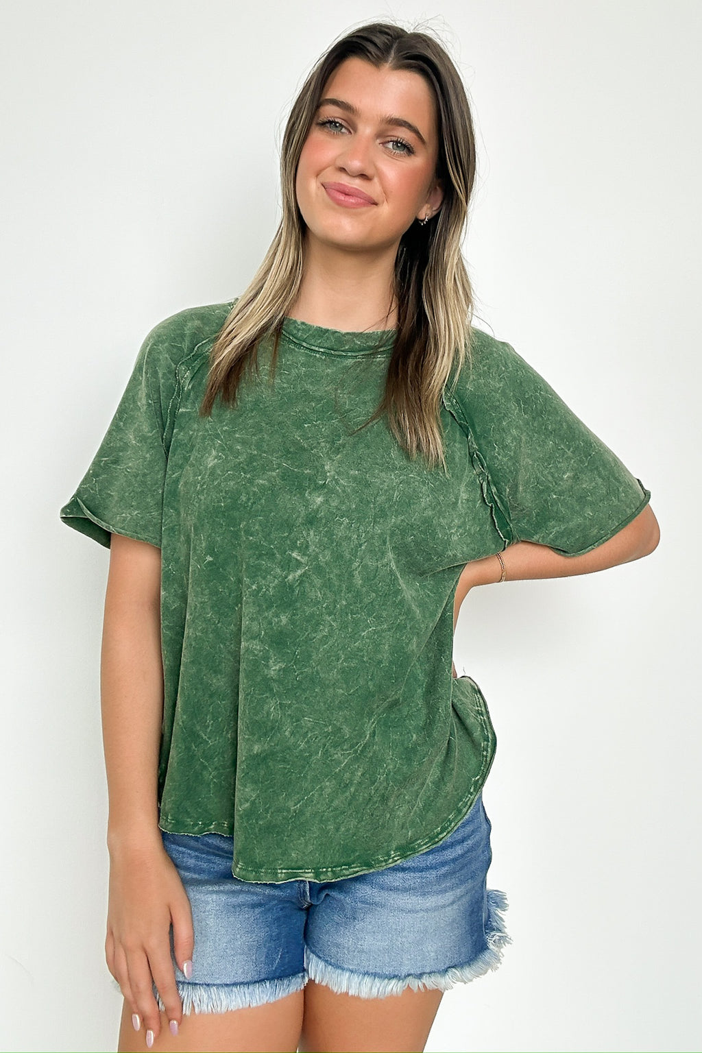  Carowyn Mineral Wash Relaxed Fit Top - BACK IN STOCK - Madison and Mallory