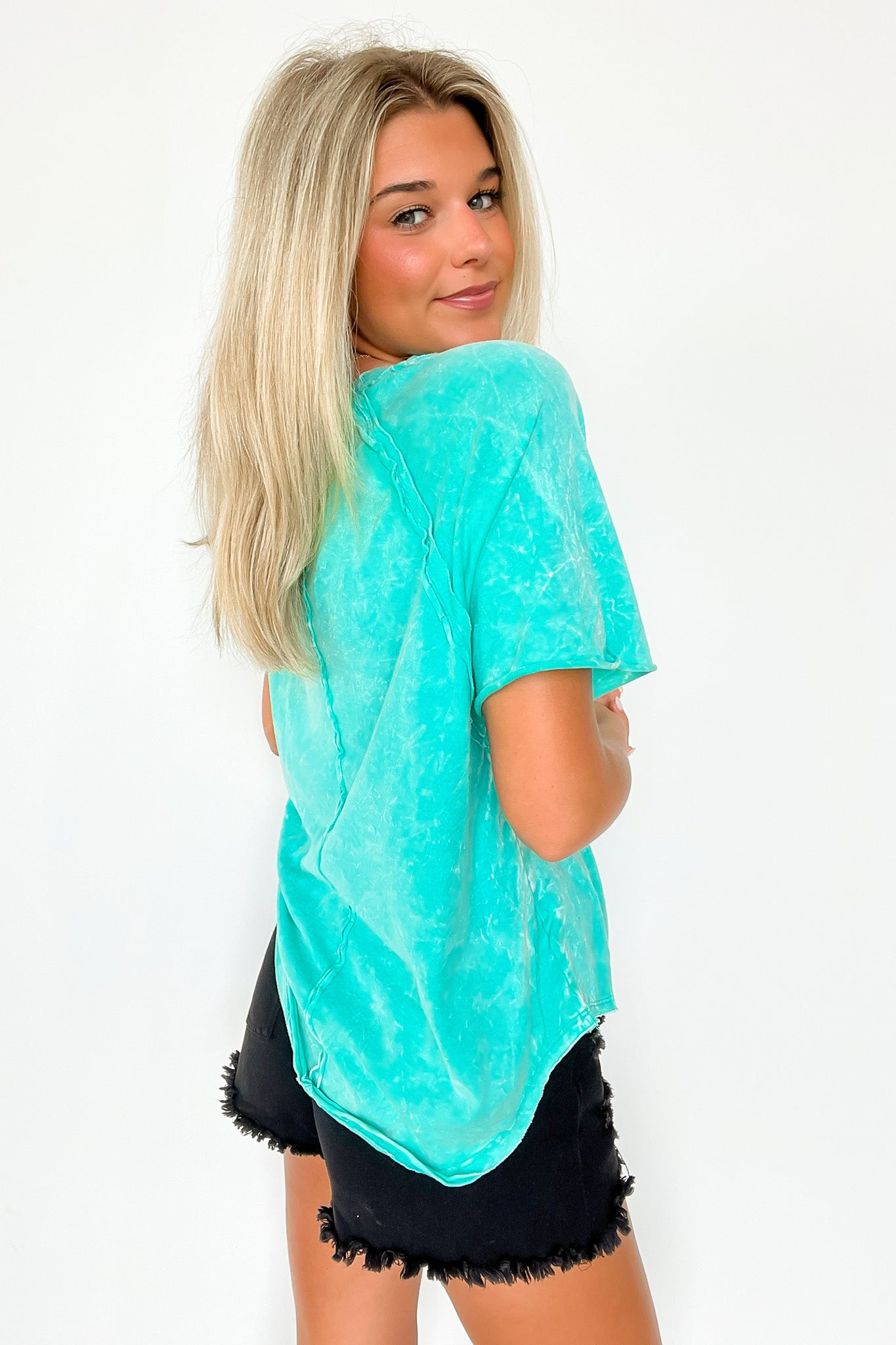  Carowyn Mineral Wash Relaxed Fit Top - BACK IN STOCK - Madison and Mallory