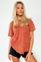  Carowyn Mineral Wash Relaxed Fit Top - BACK IN STOCK - Madison and Mallory