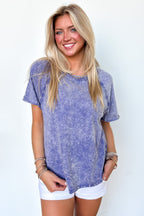 Marlin / S Carowyn Mineral Wash Relaxed Fit Top - Madison and Mallory