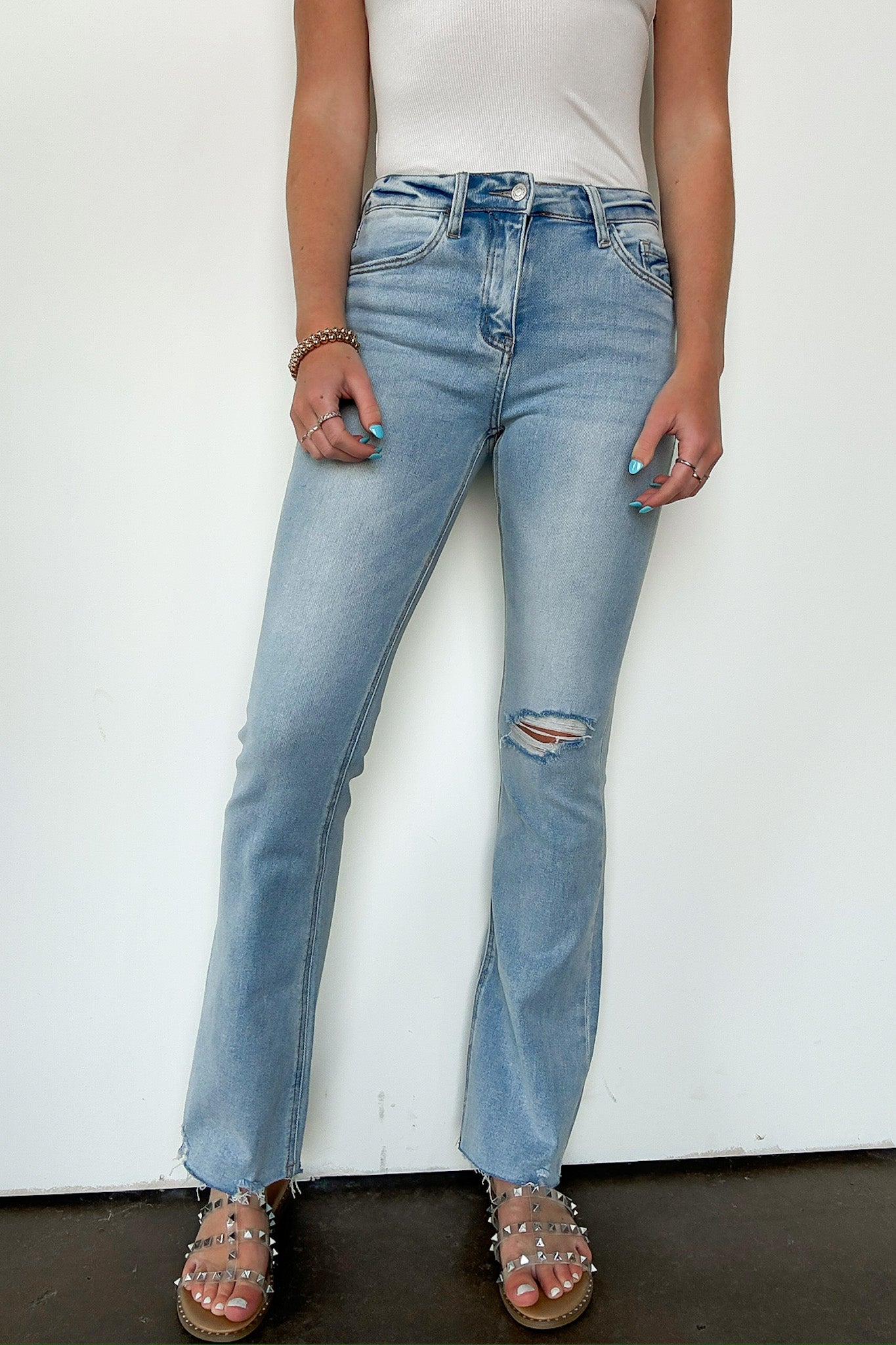  Carrill High Rise Relaxed Bootcut Jeans - Madison and Mallory