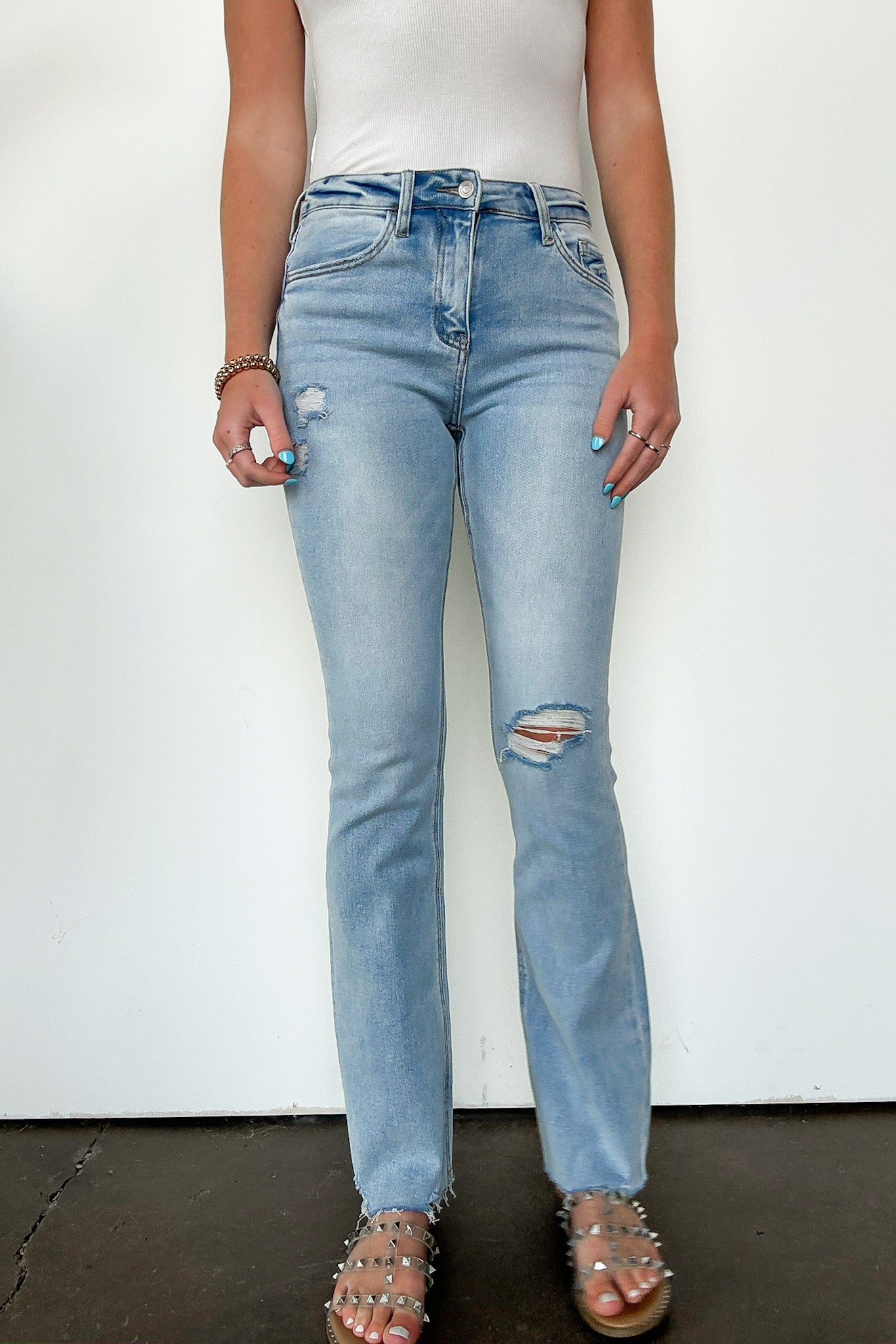  Carrill High Rise Relaxed Bootcut Jeans - Madison and Mallory