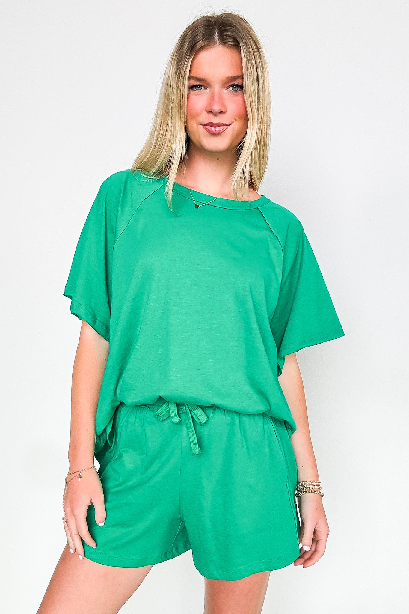 Casual Classic Elastic Waist Shorts - FINAL SALE - Madison and Mallory