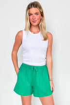 Casual Classic Elastic Waist Shorts - FINAL SALE - Madison and Mallory