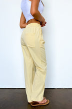 Casual Chic Striped Drawstring Pants - Madison and Mallory