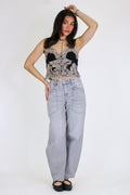 Casual Form Pocket Barrel Leg Jeans