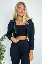 Catie French Terry Zip Up Jacket - FINAL SALE - Madison and Mallory