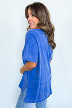 Cecily V-Neck Short Sleeve Top - BACK IN STOCK - Madison and Mallory