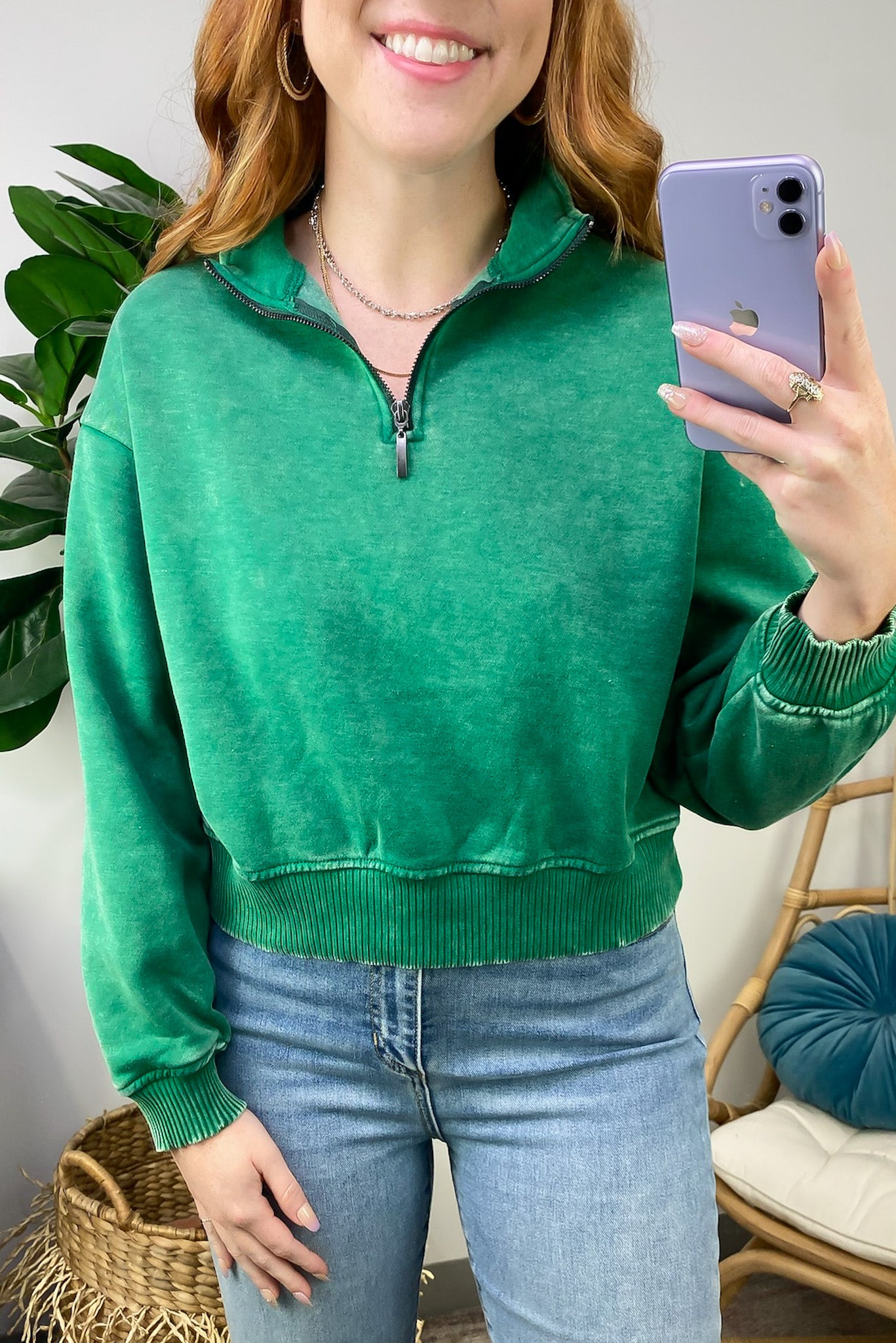 今週の新着アイテム Acid Celenia Wash + Madison · SALE FINAL - Pullover Zip 1/4 トップス