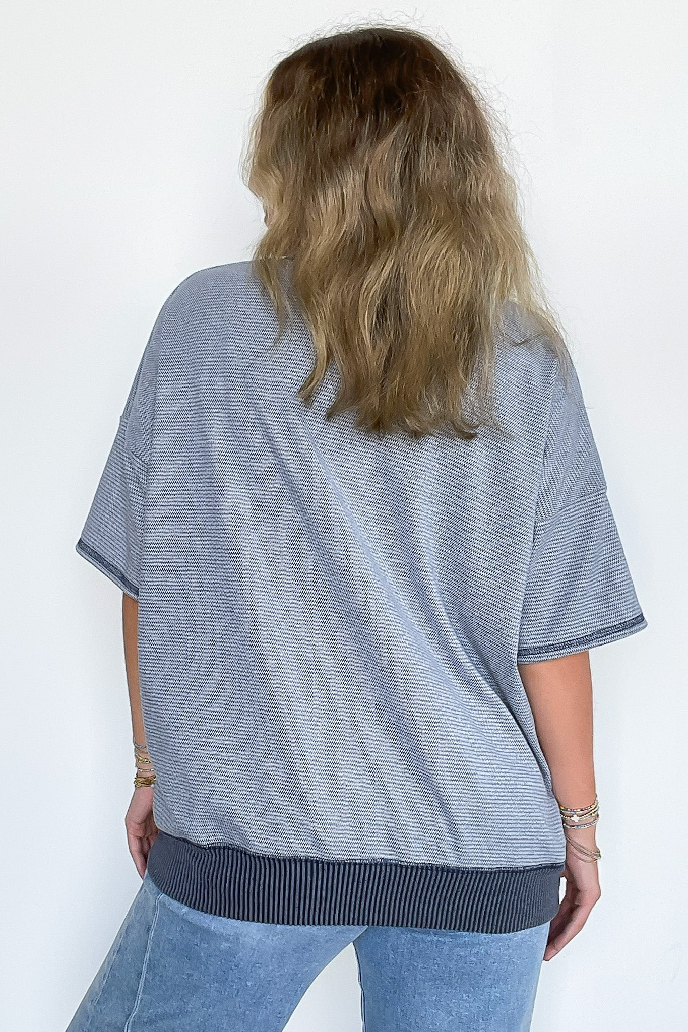 Cerise Striped Relaxed Fit Top - BACK IN STOCK - Madison and Mallory