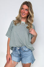 Cerise Striped Relaxed Fit Top - BACK IN STOCK - Madison and Mallory