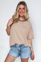 Cerise Striped Relaxed Fit Top - BACK IN STOCK - Madison and Mallory