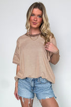 Cerise Striped Relaxed Fit Top - BACK IN STOCK - Madison and Mallory