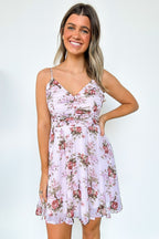  Charming Ideal Floral Ruched Dress - FINAL SALE - Madison and Mallory
