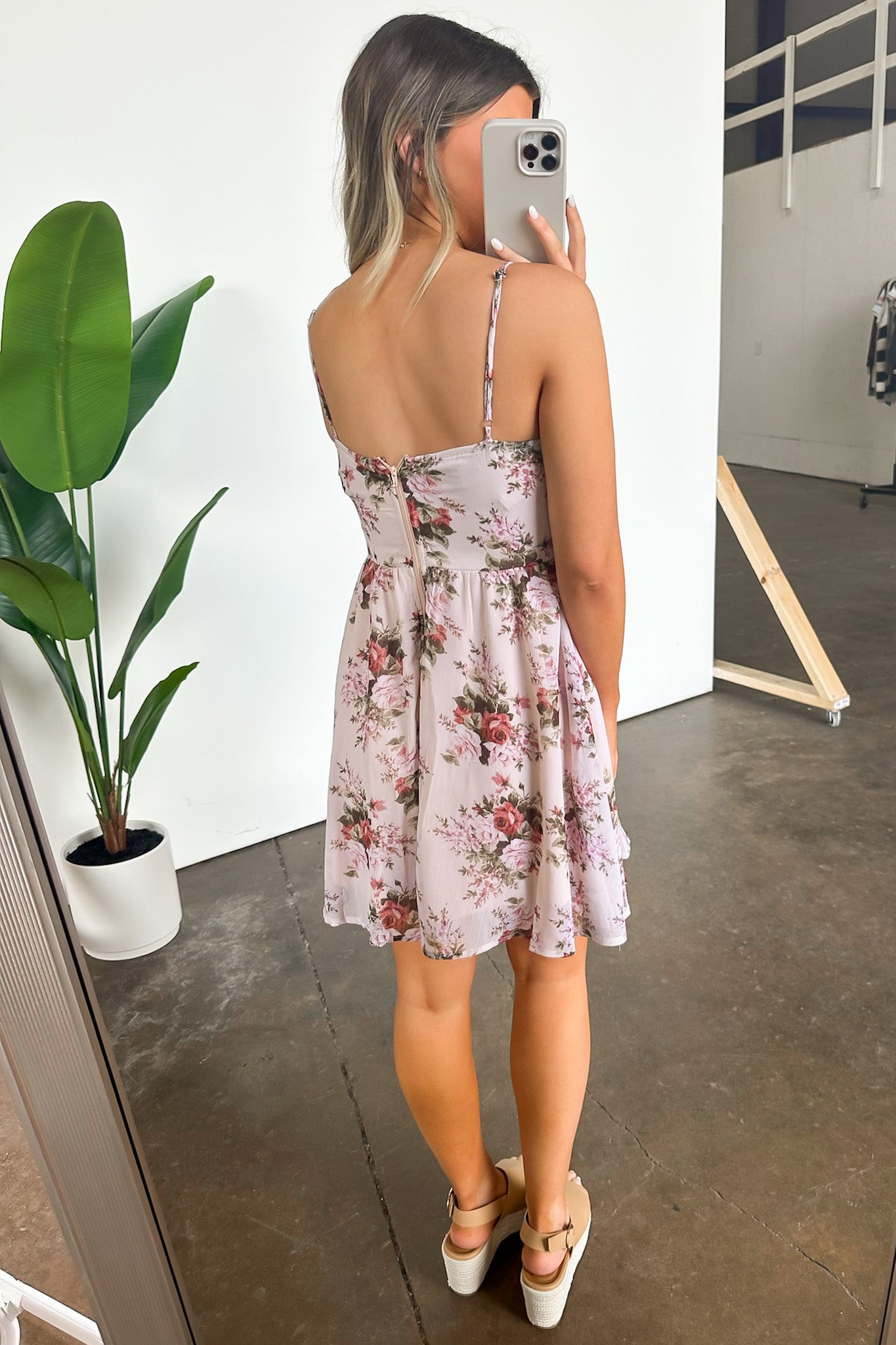  Charming Ideal Floral Ruched Dress - Madison and Mallory